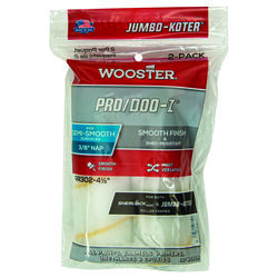 Wooster Pro/Doo-Z Fabric 4-1/2 in. W X 3/8 in. S Mini Paint Roller Cover 2 pk