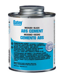 Oatey Black Cement For ABS 16 oz