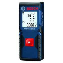 Bosch Blaze 4.125 in. L X 1.625 in. W Laser Distance Measurer 165 ft. Blue 3 pc