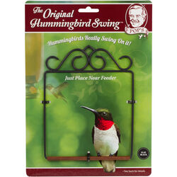 Pops Birding Company 6.5 in. H X 5.25 in. W X 0.25 in. D Hummingbird Swing