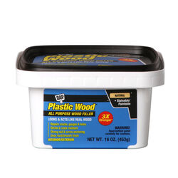 Dap Plastic Wood Natural Wood Filler 16 oz