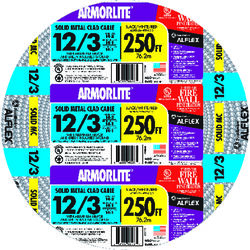 Southwire Armorlite 250 ft. 12/3 Solid Aluminum Armored MC Cable