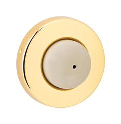 Ives 2-1/2 in. H X 2-1/2 in. W X 3/8 in. L Brass Bright Brass Wall Door Stop Mounts to wall