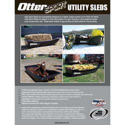 Otter Sport Polyethylene Utility Sled 53 in. L