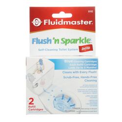 Fluidmaster Flush N' Sparkle No Scent Continuous Toilet Cleaning System Refill 2 Liquid