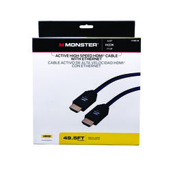 Monster Cable Just Hook It Up 49.5 ft. L High Speed Cable with Ethernet HDMI