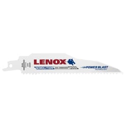 Lenox 6 in. Bi-Metal Reciprocating Saw Blade 6 TPI 5 pk