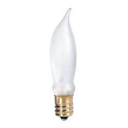 Westinghouse 7.5 W E12 Decorative Incandescent Bulb E12 (Candelabra) White 3 pk