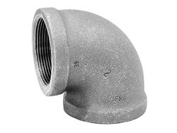 Anvil 1 in. FPT T X 1 in. D FPT Black Malleable Iron Elbow