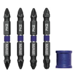 Irwin Impact Performance Series Phillips Multi Size S X 2-3/8 in. L Impact Double-Ended Bit S2 To