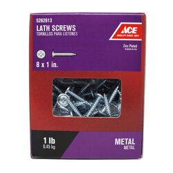 Ace No. 8 S X 1 in. L Phillips Truss Washer Head Lath Screws 1 lb 190 pk