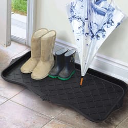 EcoTrend Majestic 15 ft. L X 30 ft. W Black Indoor and Outdoor PVC Boot/Shoe Mat
