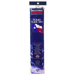 Valley Forge Texas Flag Kit 36 in. H X 60 in. W