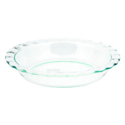 Pyrex 9.5 in. W X 9-1/2 in. L Pie Plate Clear