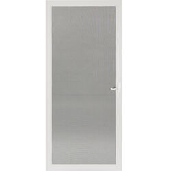 LARSON 81 in. H X 32 in. W White Aluminum Screen Door