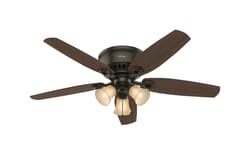 Hunter Fan Builder 52 in. New Bronze Incandescent Indoor Ceiling Fan