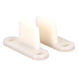 Prime-Line White Plastic Closet Door Guide 1 pk