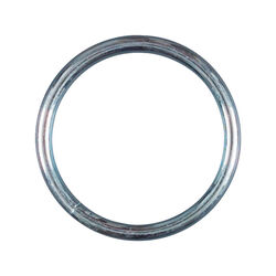 Baron Medium Nickel Plated Silver Steel 2 in. L Ring 1 pk