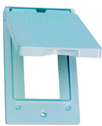 Sigma Electric Rectangle Metal 1 gang Vertical GFCI Cover For Wet Locations