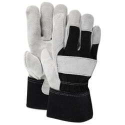 Ace Men's Indoor/Outdoor Work Gloves Black/Gray XL 1 pair
