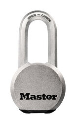 Master Lock 2-1/2 in. W Steel Dual Ball Bearing Locking Padlock 1 pk