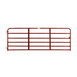 Tarter 50 in. H X 1.75 in. W 12 ft. Steel Tube Gate