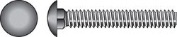 Hillman 5/16 in. P X 1-1/2 in. L Stainless Steel Carriage Bolt 50 pk