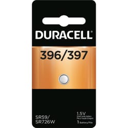 Duracell Silver Oxide 396/397 1.5 V Electronic/Watch Battery 1 pk