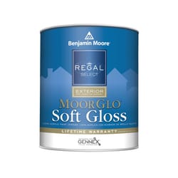 Benjamin Moore Regal Soft Gloss Tintable Base Base 1 Paint Exterior 1 qt