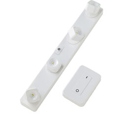 Light it! 12.5 in. L White Battery Powered Strip Light 55 lm