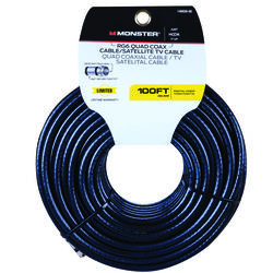 Monster Just Hook It Up 100 ft. Weatherproof Video Coaxial Cable