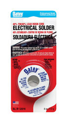 Oatey 4 oz Rosin Core Solder Wire 0.063 in. D Tin/Lead 40/60