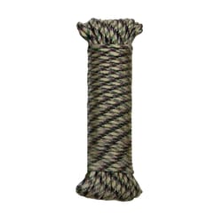 SecureLine 5/32 in. D X 50 ft. L Camouflage Braided Nylon Paracord