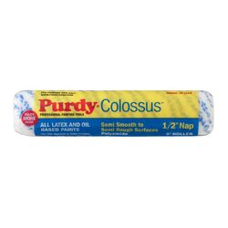 Purdy Colossus Polyamide Fabric 9 in. W X 1/2 in. S Paint Roller Cover 1 pk