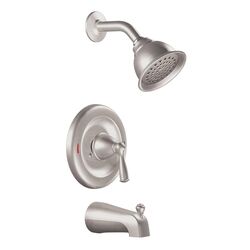 Moen Banbury 1-Handle Brushed Nickel Tub and Shower Faucet