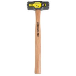 Collins 4 lb Steel Milled Face Engineer Hammer 16 in. Hickory Handle