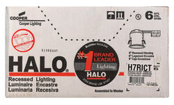 Halo Silver 6 in. W Aluminum LED Recessed Lighting Housing