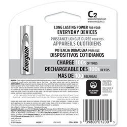 Energizer Recharge NiMH C 1.2 V Rechargeable Battery NH35BP-2R2 2 pk