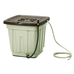 Suncast Taupe 50 gal Rain Barrel Resin