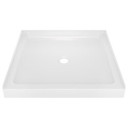 Delta Bathing System Classic 3-1/2 in. H X 36 in. W X 36 in. L White Shower Wall Base