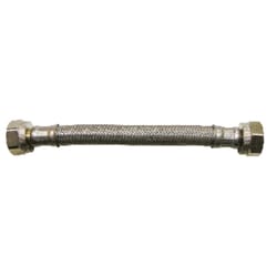 Ace 1/2 in. FIP T X 1/2 in. D FIP 24 in. Stainless Steel Faucet Supply Line