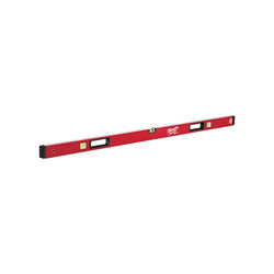 Milwaukee Redstick 59 in. Aluminum Magnetic Box Level 3 vial