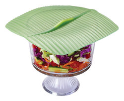 Charles Viancin 10 in. W X 10 in. L Green Silicone Medium Banana Leaf Lid