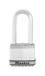 Master Lock 2 in. W Steel Dual Ball Bearing Locking Padlock 1 pk Keyed Alike