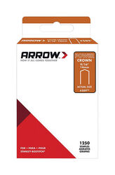 Arrow Fastener #589 3/8 in. W X 9/16 in. L 18 Ga. Power Crown Standard Staples 1250 pk