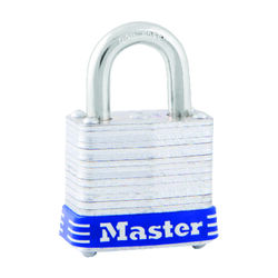 Master Lock 1 in. H X 11/16 in. W X 1-1/8 in. L Laminated Steel 4-Pin Cylinder Padlock 1 pk