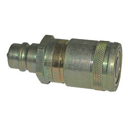 Apache 0.5 in. D 3000 psi Steel Flat Face Hydraulic Adapter