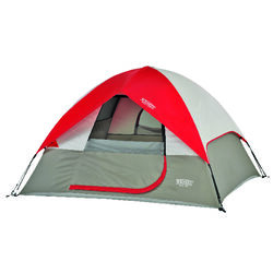 Wenzel Gray/Red Tent 50 in. H X 84 in. W X 84 in. L 1 pk