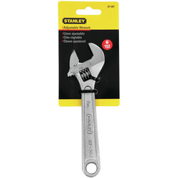 Stanley Metric and SAE Adjustable Wrench 6 in. L 1 pc