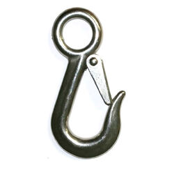 Baron 3/4 in. D X 4 in. L Polished Steel Snap Hook 400 lb